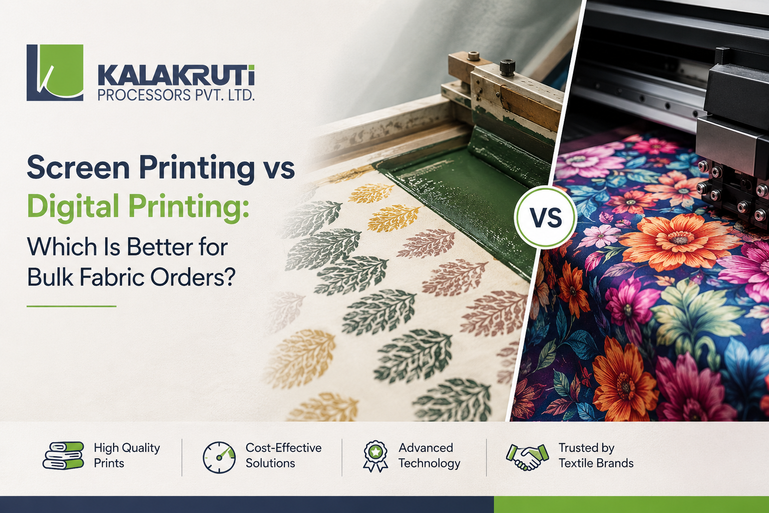 Screen Printing vs Digital Printing: Which Is Better for Bulk Fabric Orders?
